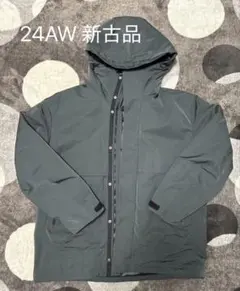 24AW ユニクロ ＋J ハイブリッドダウンオーバーサイズパーカ ダークグリーン