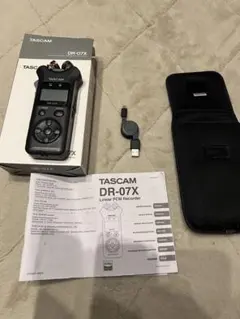 TASCAM DR-07X リニアPCMレコーダー 本体+ケース - メルカリ