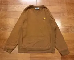 Carhartt カーハート トレーナー スウェット Vガゼット ブラウン M