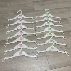 子供用ハンガー ホワイト 14本セット