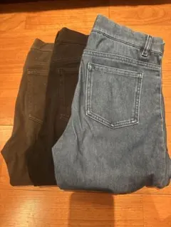 ユニクロ　ウルトラストレッチ　デニムレギンスパンツ　M 3点セット