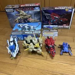 TOMY ゾイド ライガーゼロ 旧キット 本体&アーマー4種セット - メルカリ