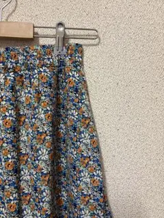 coca コカ　サマースカート　ビタミンカラー　花柄　昭和レトロのサムネイル