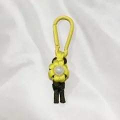 パラコード　お花チャーム　イエロー