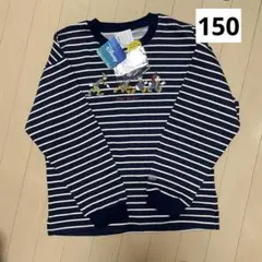 미사용 バースデイ ディズニー ミッキー 150 裏起毛 トレーナー