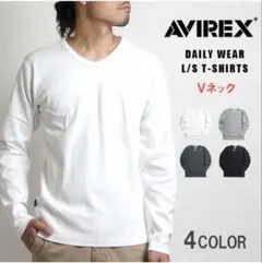 AVIREX DAILY WEAR Vネック 長袖Tシャツのサムネイル