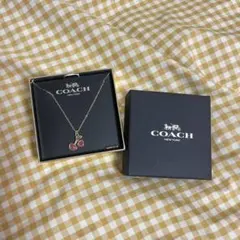 COACH チェリー　さくらんぼ　 ペンダント ネックレス