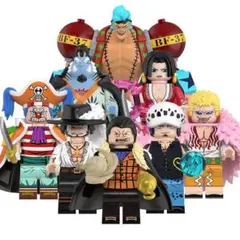 レゴ互換 ワンピース キャラクター 8体 ミニフィグ ミニフィギュア ブロック