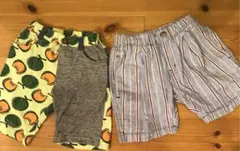 【キッズ】ハーフパンツ100㌢2点セット