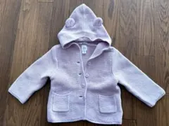 【baby GAP】フード付きカーディガン 18-24M