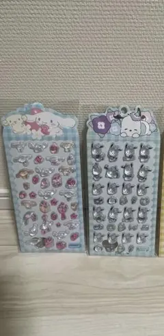 シナモン　ポチャッコ　プリン　ボンボンドロップシール　3枚セット