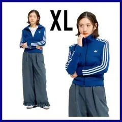 紺★XL★ニットトラックジャケット★ジャージ★カーディガン★adidas