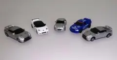プルバックカー 5台セット 日産 GT-R ホンダ NSX 他のサムネイル
