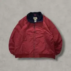 エルエルビーンL.L.Bean ウォームアップジャケット レッド フリース