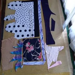 レオタード生地 はぎれセット　1