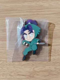 忍たま乱太郎 潮江文次郎 ガチャガチャ でふぉラバ ラバーストラップ ラバスト