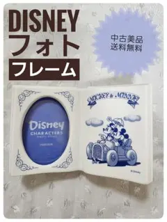 Disney　ディズニー ミッキー&ミニー フォトフレーム　中古美品　送料無料のサムネイル