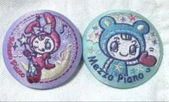 ナルミヤキャラクターズ　刺繍缶バッジ　メゾピアノ
