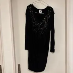 Bou Jeloud 黒スタッズ付きワンピース