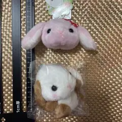 （平成レトロ）AMUSE ぽてうさろっぴー ぬいぐるみマスコット 2点セット