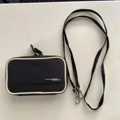 任天堂 3DS用ケース ブラック ストラップ付き