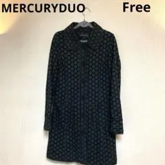 極美品MERCURYDUO コットン　ブラックレース　ハーフジャケット　Free
