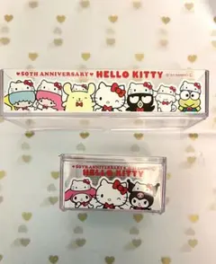 サンリオ　システムケース　小物入れ　ハローキティ50周年のサムネイル