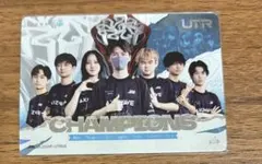 IJLカード kakaka(かかか) AXIZ WAVE チャンピオンカード トレーディングクリアカード」《2024秋季IJL AXIZ WAVE優勝記念