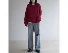 nokcha ニット 赤