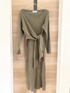 【AZUL by moussy】ニットワンピース