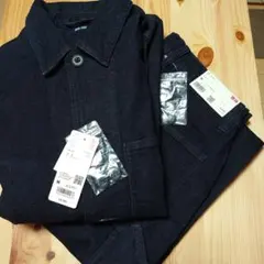 【新品未使用】UNIQLO　デニムセットアップ　Mサイズ