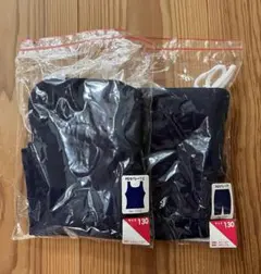 FOOTMARK セパレート水着 130サイズ ネイビーのサムネイル