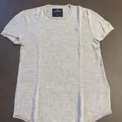 n*3様 Hollister クルーネック ニット 半袖 Tシャツ グレー XSのサムネイル