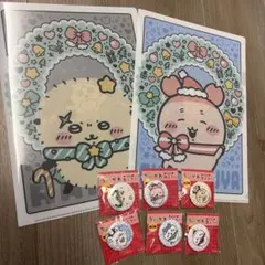 セブンイレブン ちいかわ クリアファイル2種 ・ 缶ミラー6種類