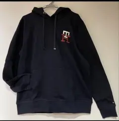 トミーヒルフィガー　モノグラム　濃紺　パーカー　XXL メンズ　レディス