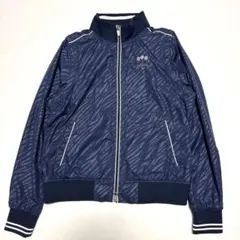 Callaway 2wayナイロンジャケット　総柄　ネイビー　 Lサイズ