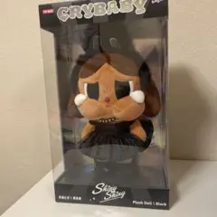 【ブラック】POPMART CRYBABY SHINY SHINY ぬいぐるみ