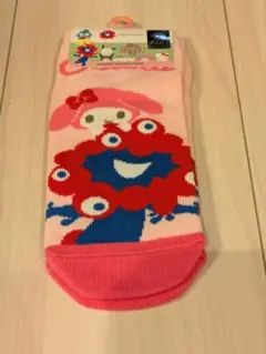 大阪万博 サンリオミャクミャクコラボ靴下 マイメロディ【 22〜24cm】