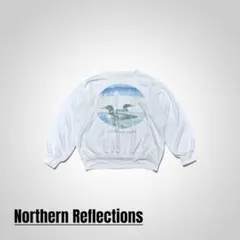Northern Reflectionsアヒルスウェット 鳥アニマル ビンテージ