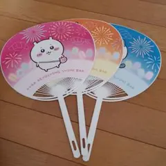 くら寿司　ちいかわ　うちわセット　少し擦れあり