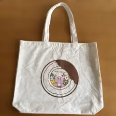 ポケモン イラスト トートバッグ アイボリー