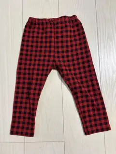 【美品】ユニクロ ベビーレギンス 90cm 裏起毛