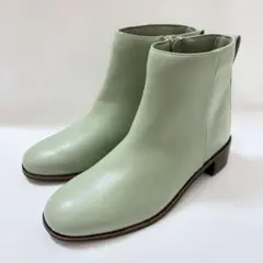【新品】 niko and... ショートブーツ グリーン 22.5cmのサムネイル