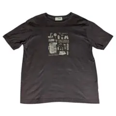 CROCODILE 半袖Tシャツ LL ブラウン プリントのサムネイル