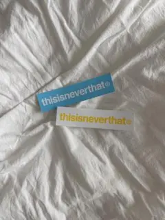 thisisneverthat ステッカー 2枚セット