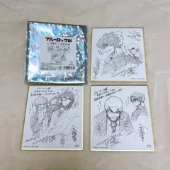 ブルーロック展　ミニ色紙4枚　烏　氷織　雪宮　雷市　剣城　蟻生