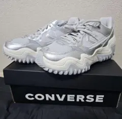 お値下げ！【韓国新作モデル】CONVERSE WAVE MOTION シルバー - メルカリ