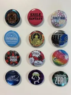 EXILE 三代目JSB 缶バッジ 12個セット