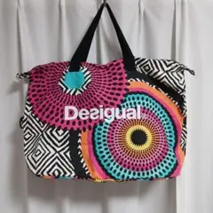 Desigual カラフルボストンバッグ
