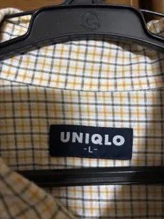 UNIQLO チェック柄 ボタンダウンシャツ L